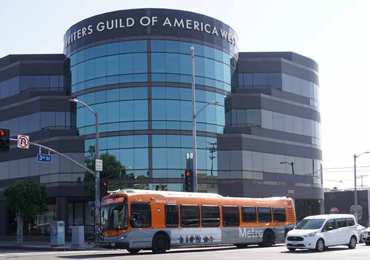 LA Metro NABI Metro 45C CNG 8597